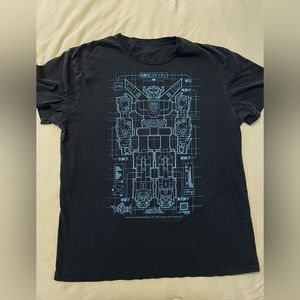 Loot Crate Voltron Blueprint Graphic Tee, Large